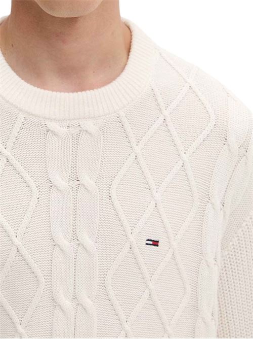 Maglione a trecce in cotone Tommy Jeans | DM0DM23405YBH